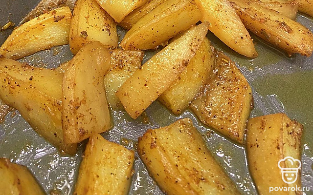 Жареная картошка по-домашнему — Рецепт с фото
