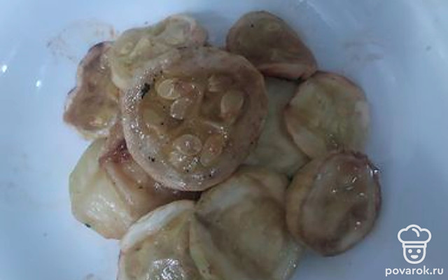 Кабачки в духовке — Рецепт с фото