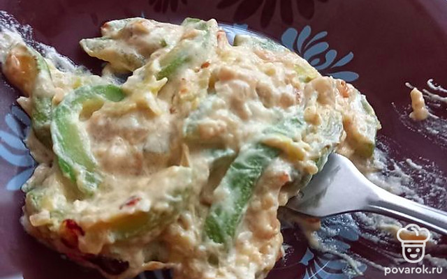 Кабачки в сметане — Рецепт с фото