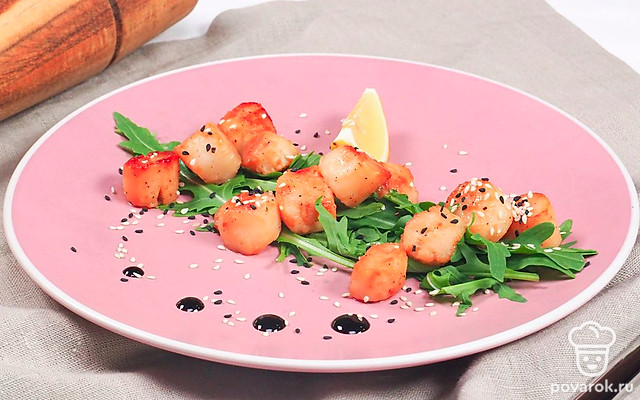 Замороженные морские гребешки — Рецепт с фото