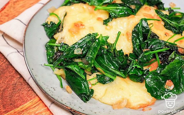 Сыр со шпинатом — Рецепт с фото