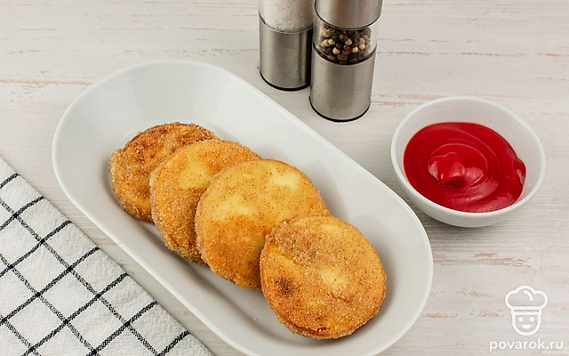 Жареный колбасный сыр — Рецепт с фото