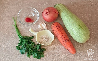 Подготовьте все ингредиенты.