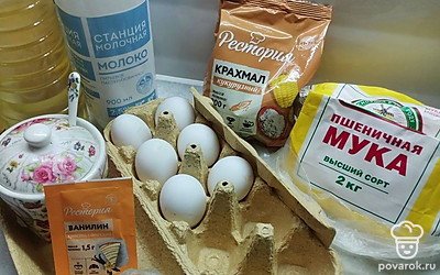 Подготовьте все ингредиенты. Все продукты должны быть комнатной температуры.