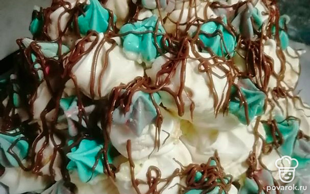 Торт «Графские развалины» с кремом гляссе — Рецепт с фото