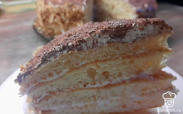 Торт «Молочная девочка» со сгущенным молоком — Рецепт с фото