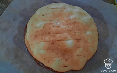 Вот такие красивые коржи должны полчиться.