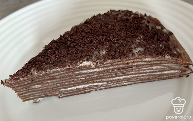 Шоколадный торт из блинов — Рецепт с фото