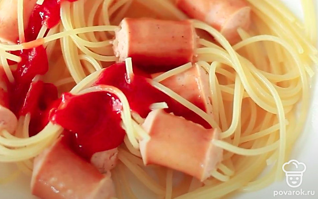 Веселые сосиски — Рецепт с фото