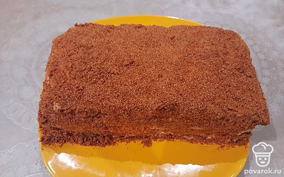 Дать торту пропитаться и подавать к чаю или кофе.