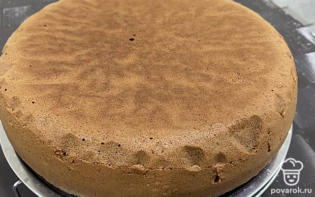 Шоколадный бисквит для торта «Прага» — Рецепт с фото