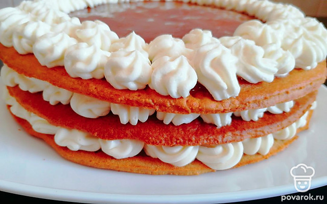 Торт медовый на пшеничной муке — Рецепт с фото