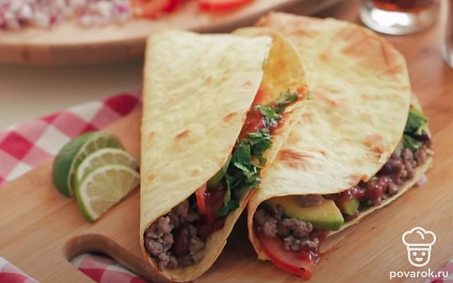 Низкокалорийный тако — Рецепт с фото
