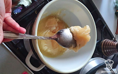 Далее добавляем мёд.