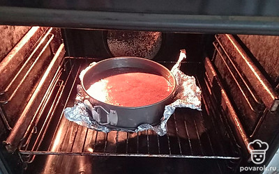 Выпекайте 40 минут при температуре 180 градусов.
