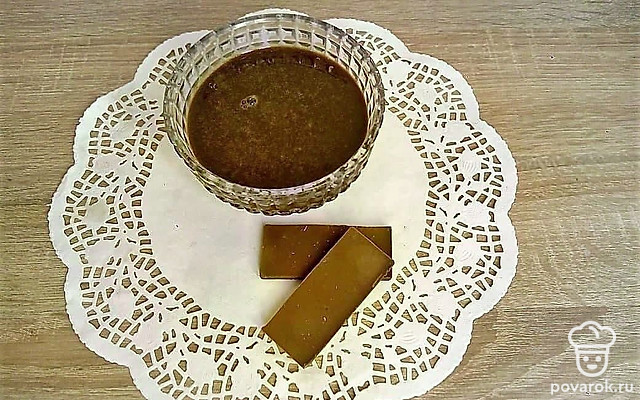 Простая шоколадная глазурь для тортов и пирожных — Рецепт с фото