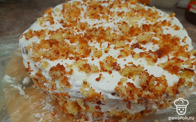 Торт «Сметанный‎» — Рецепт с фото