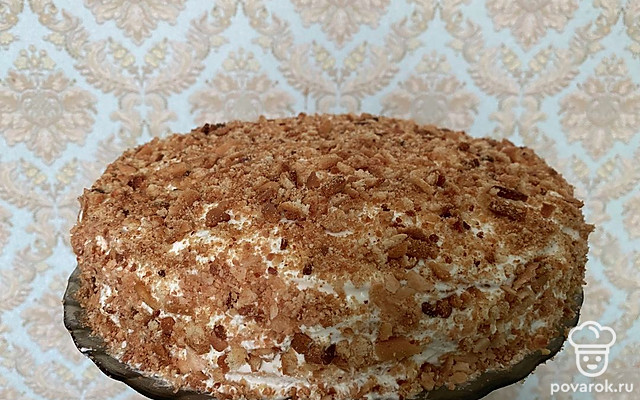 Торт «Медовик» со сметанным кремом — Рецепт с фото