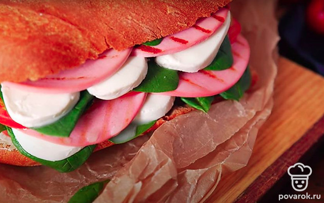 Панини — Рецепт с фото