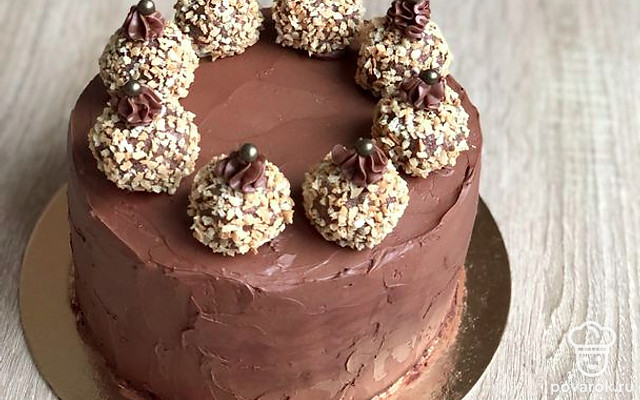 Торт «Банан-шоколад» — Рецепт с фото