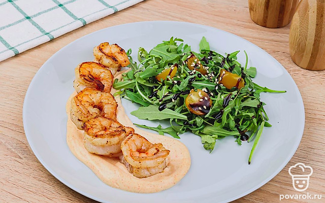 Чесночные креветки — Рецепт с фото