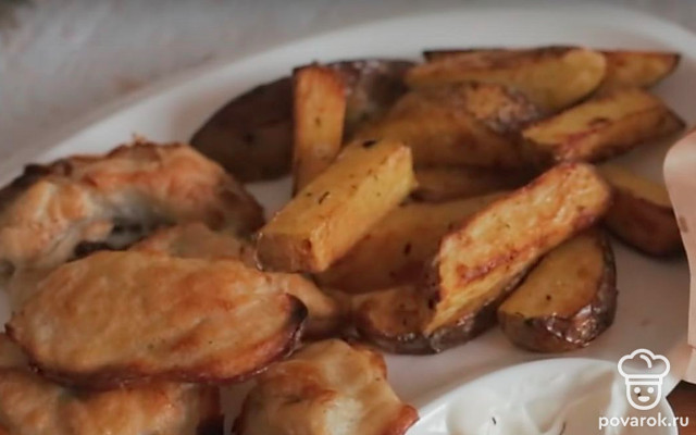 Фиш-энд-чипс без фритюра — Рецепт с фото