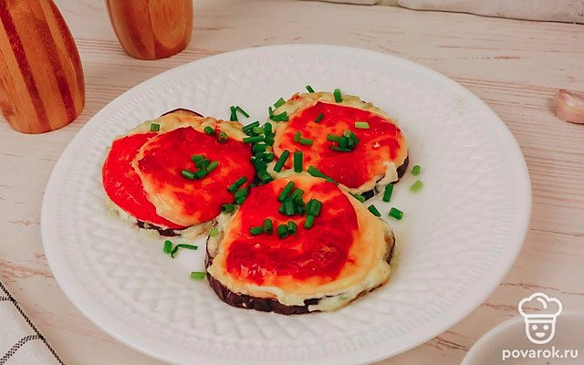 Медальоны из баклажана — Рецепт с фото