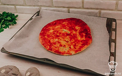 Выпекайте лепешку в течение 25-30 минут.