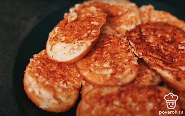 Гренки с сыром и сосисками — Рецепт с фото