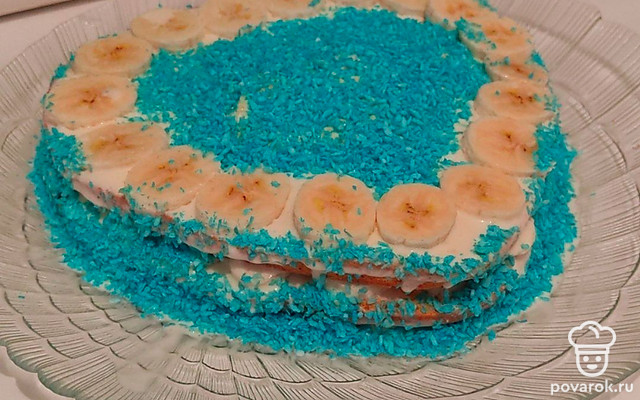 Торт «Банановый рай» — Рецепт с фото