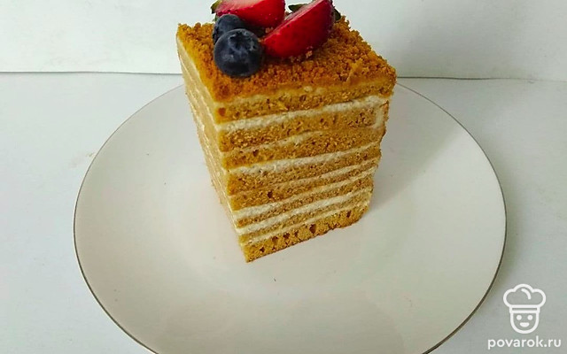 Вкусный домашний медовик — Рецепт с фото