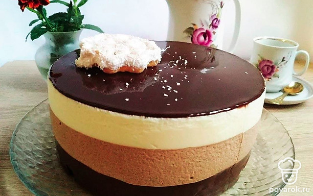 Бисквитный торт-суфле — Рецепт с фото