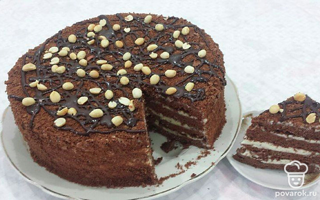 Ароматно-медовый торт «Спартак» — Рецепт с фото