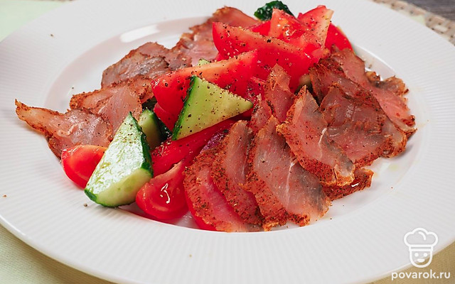 Карпаччо из индейки — Рецепт с фото