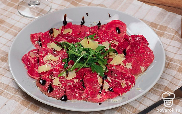 Карпаччо из говядины — Рецепт с фото