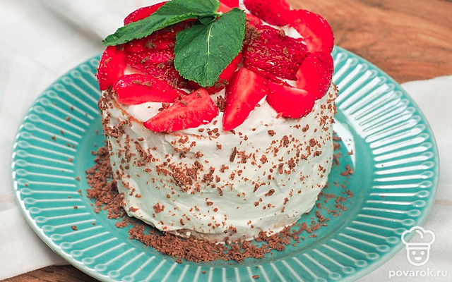 Торт из зефира — Рецепт с фото