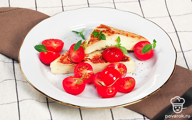 Жареный сыр сулугуни — Рецепт с фото