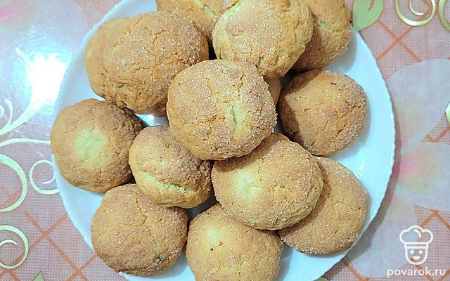 Нежное песочное печенье с творожной начинкой — Рецепт с фото