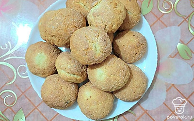 Готовое печенье подавайте к чаю.