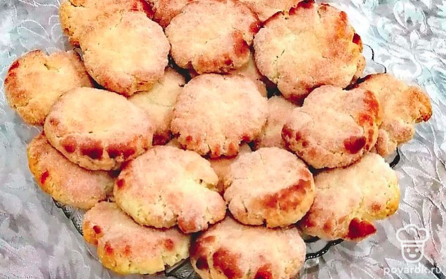 Песочное печенье с сахаром — Рецепт с фото