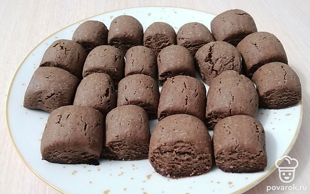 Шоколадное печенье на растительном масле — Рецепт с фото