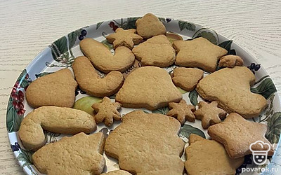 Получилось такое печенье. 