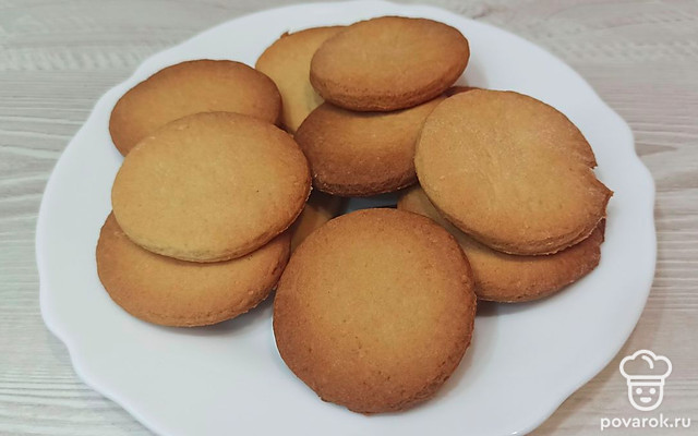 Ванильные коржики к чаю — Рецепт с фото