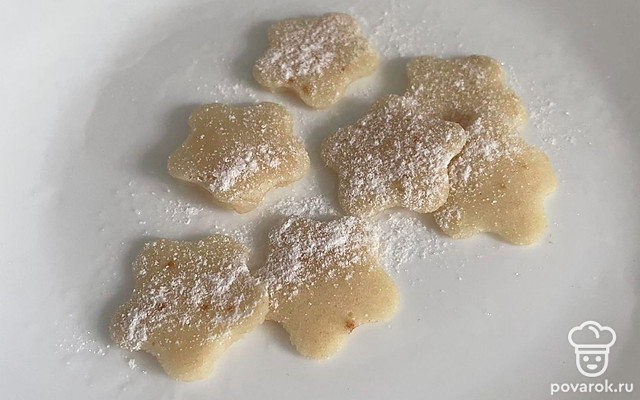 Печенье «Цветочки» на яблочном пюре — Рецепт с фото