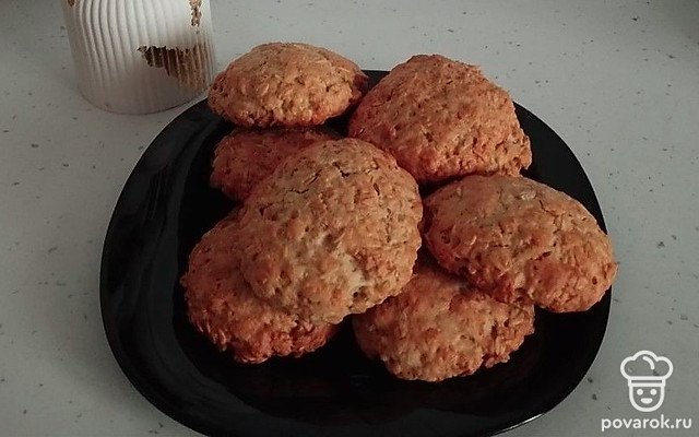 Овсяное печенье с медом — Рецепт с фото