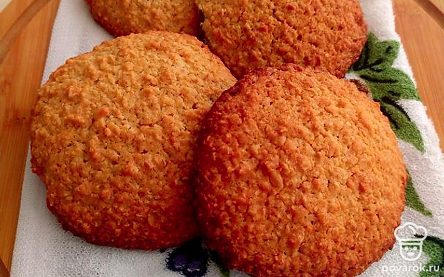 Вкусное овсяное печенье — Рецепт с фото