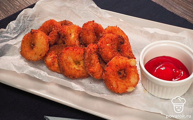 Луковые кольца как в «Бургер Кинг» — Рецепт с фото