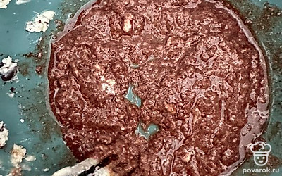 Масло растает, перемешать.