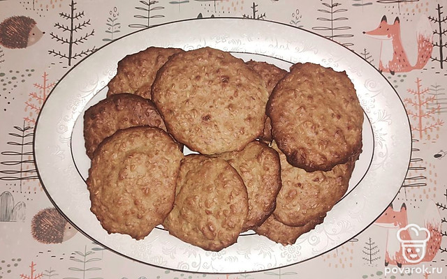 Овсяное печенье «Банановое настроение» — Рецепт с фото