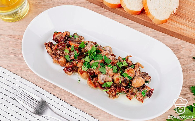 Шампиньоны в майонезе — Рецепт с фото